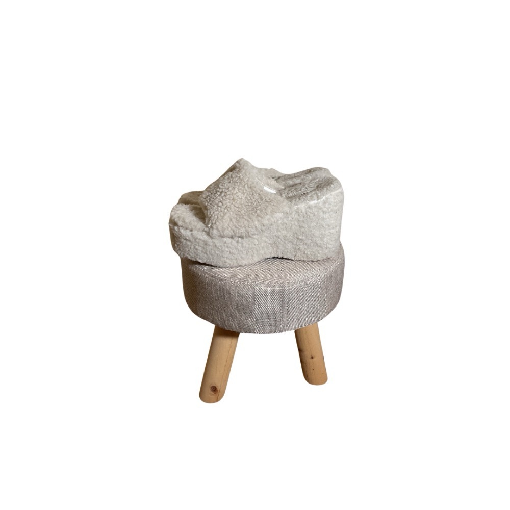 Cuccoo  Fuzzy Snow Platform Sandals